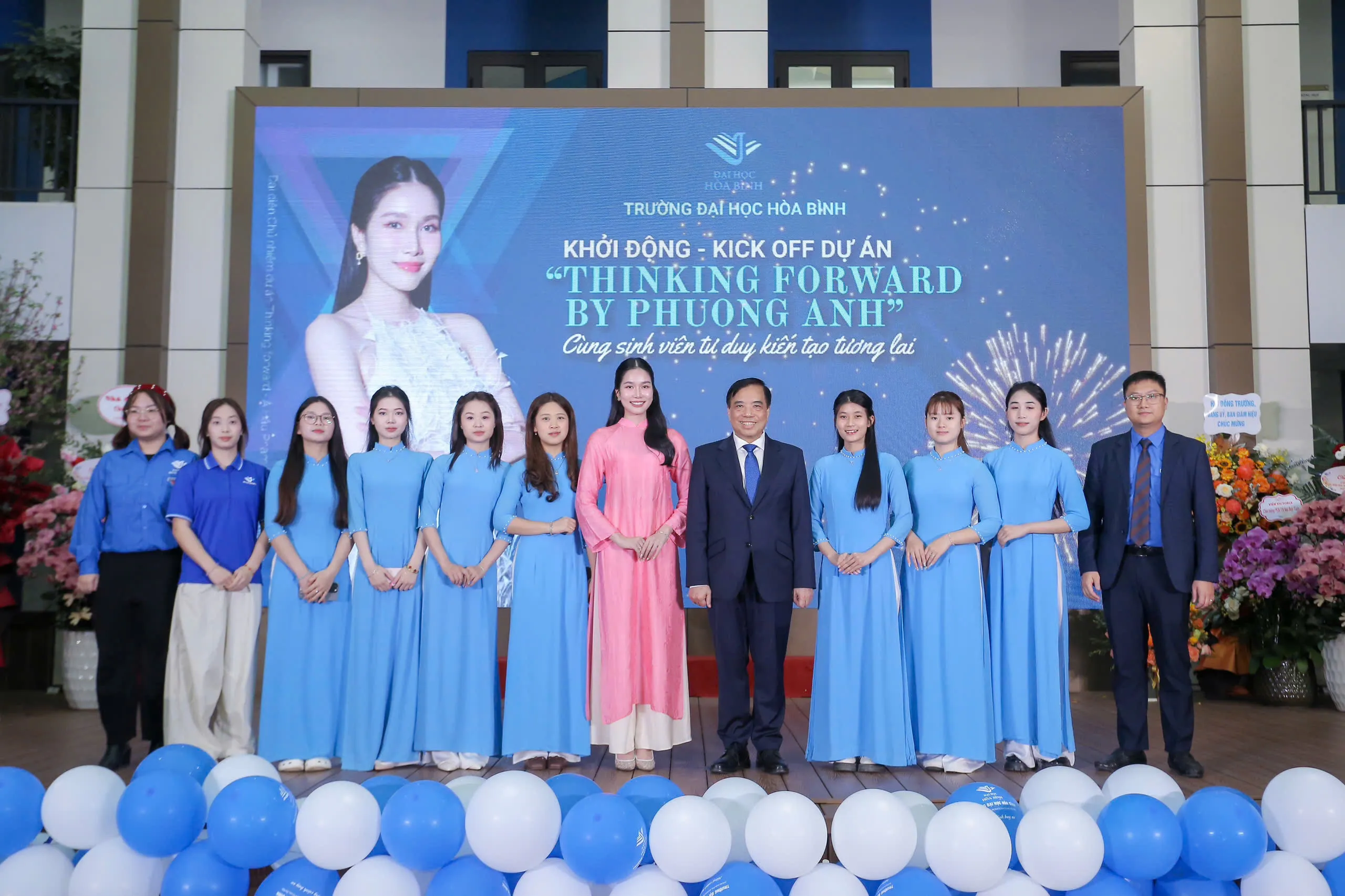 Trường Đại học Hòa Bình hợp tác với á hậu Phương Anh khởi động dự án cho sinh viên nhà trường.
