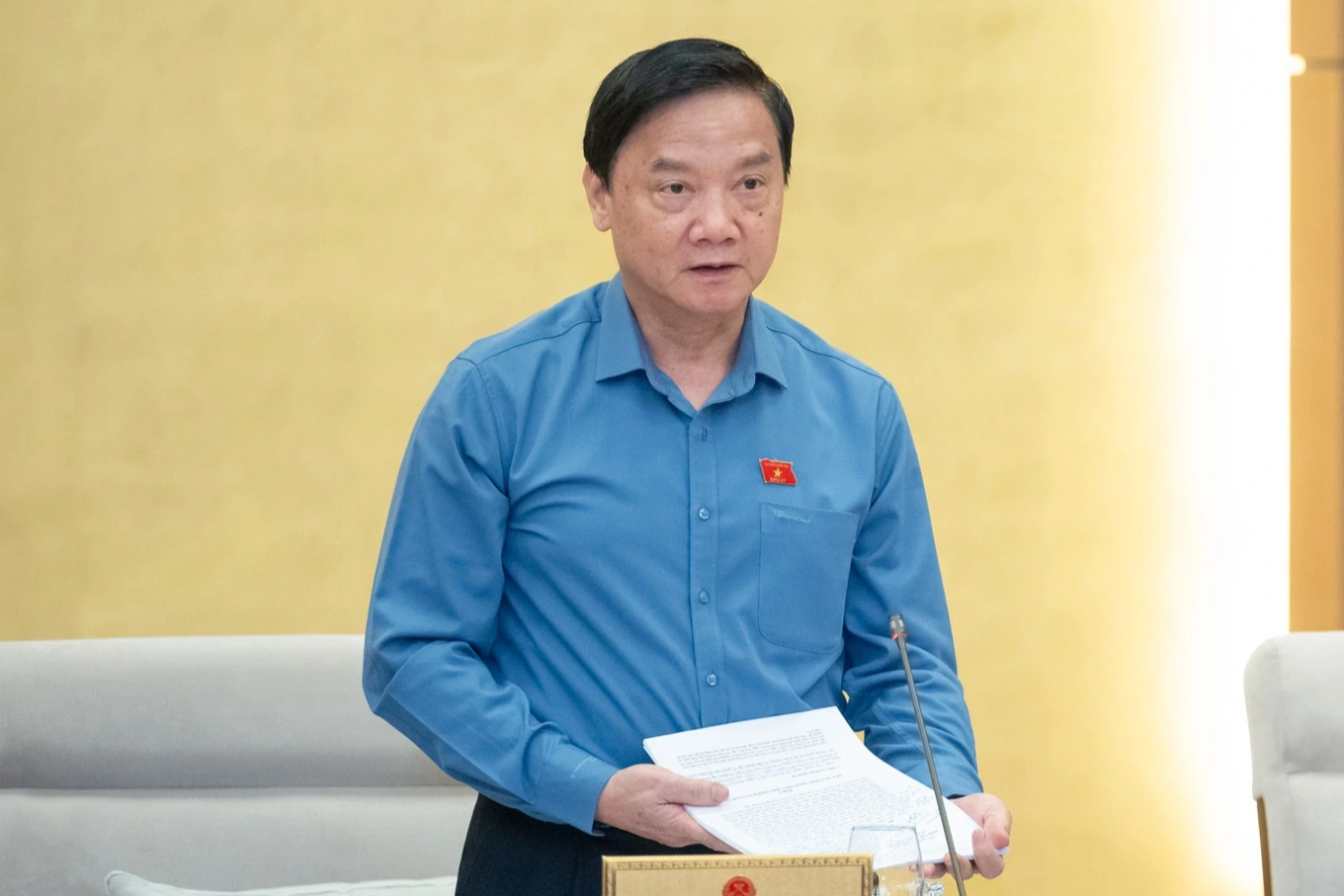 Phó Chủ tịch Quốc hội Nguyễn Khắc Định (Ảnh: Hồng Phong).