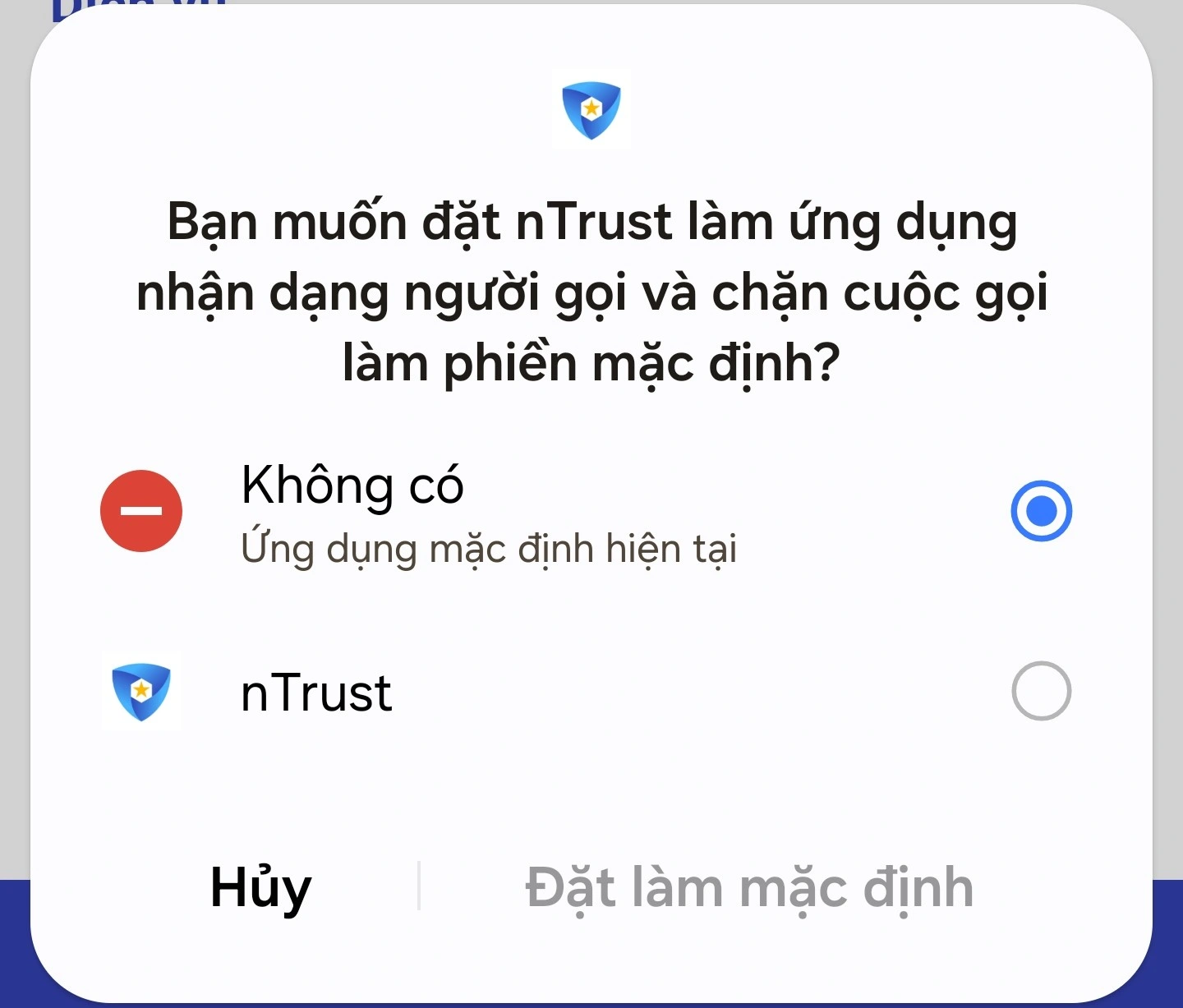 Phần mềm chống lừa đảo nTrust