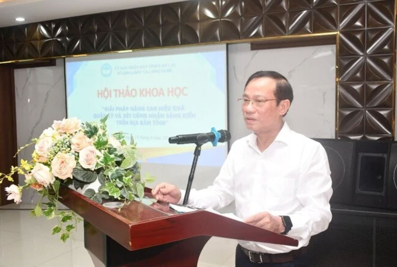 Ông Bùi Khắc Hiền, Giám đốc Sở Khoa học và Công nghệ. Ảnh: UBND tỉnh Lào Cai