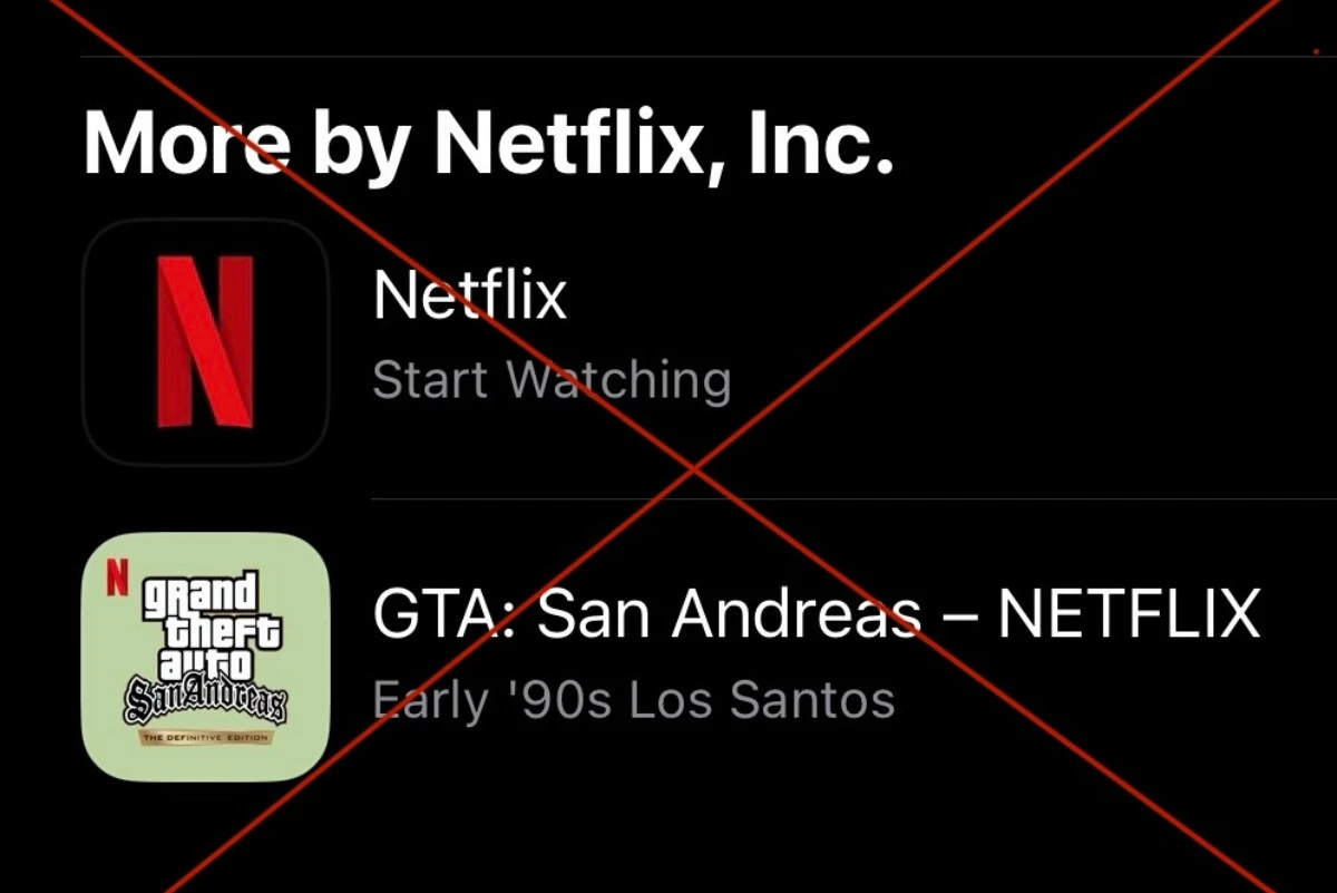 Netflix đang cung cấp nhiều trò chơi điện tử trên mạng chưa được cấp phép tại Việt Nam. Ảnh chụp màn hình