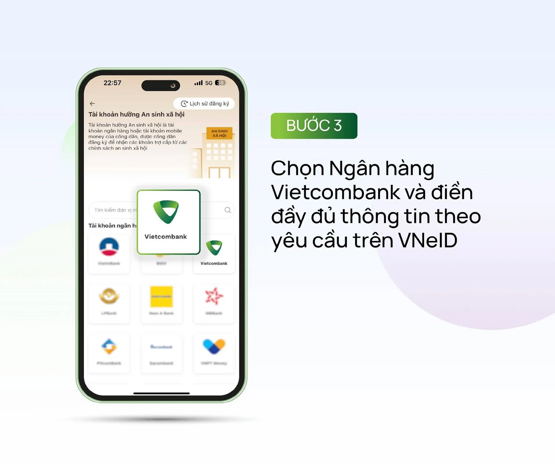 Nguồn: Hướng dẫn của Vietcombank.