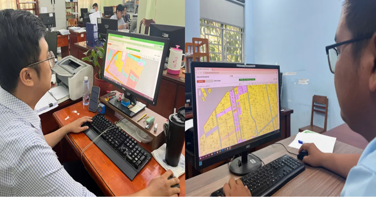 Thực hiện chỉnh lý biến động đất đai trên hệ thống - ứng dụng công nghệ thông tin trong quản lý, cập nhật hồ sơ địa chính trong hệ thống Văn phòng Đăng ký Đất đai tỉnh An Giang.