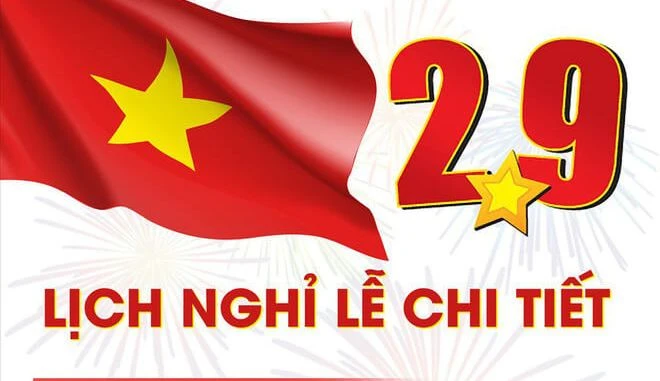 Lịch nghỉ lễ Quốc khánh 2/9.