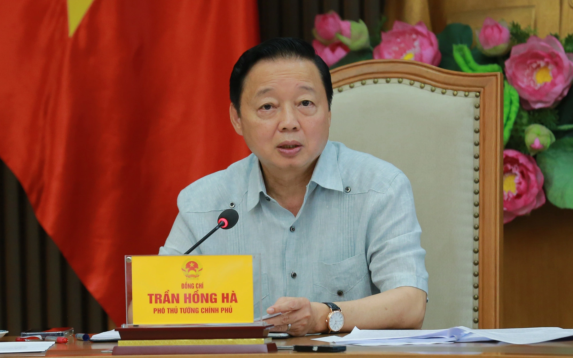 Phó Thủ tướng Trần Hồng Hà. Ảnh: MINH KHÔI