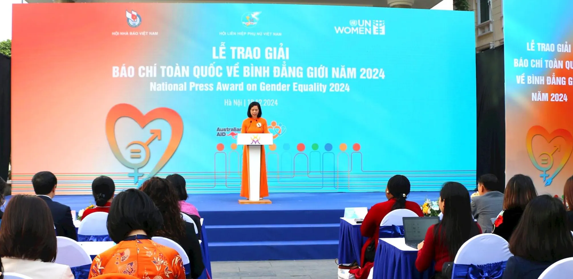 Toàn cảnh Lễ trao Giải Báo chí toàn quốc về Bình đẳng giới năm 2024