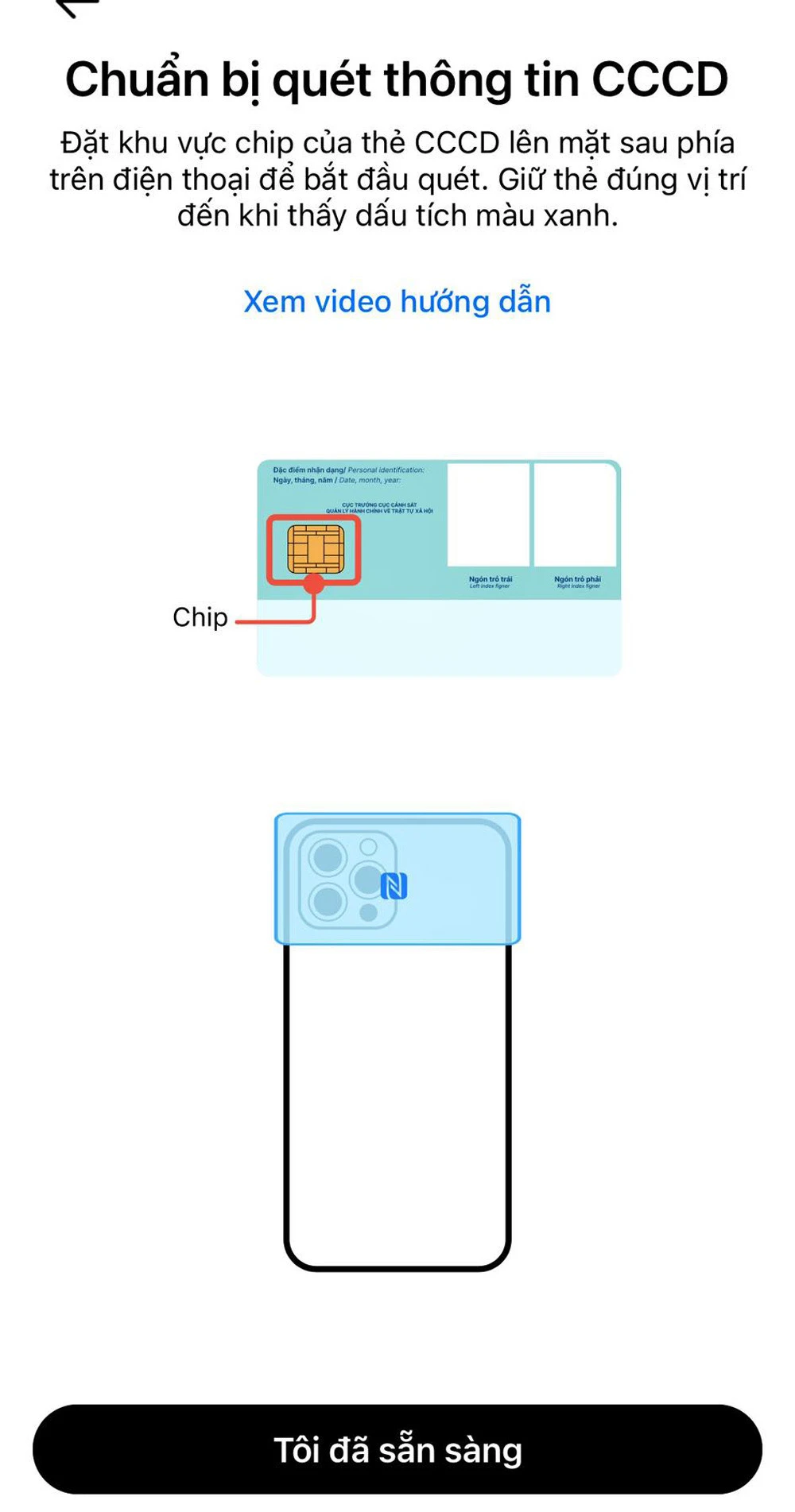 Nếu điện thoại không có tính năng NFC, chủ tài khoản có thể ra các chi nhánh ngân hàng để được hỗ trợ trực tiếp.