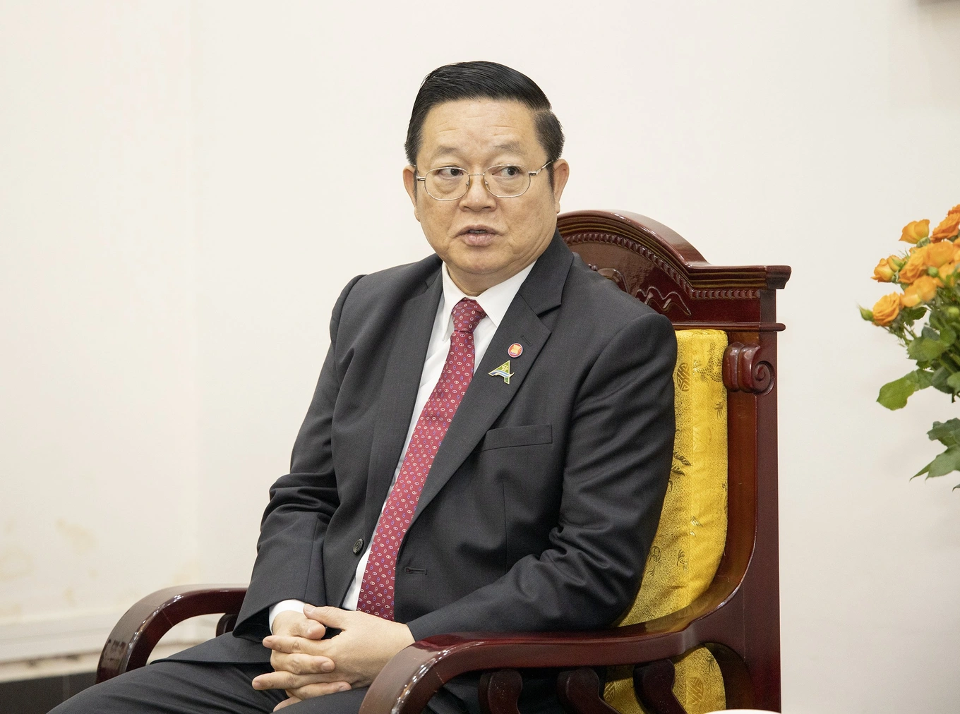 Tổng Thư ký ASEAN Kao Kim Hourn (Ảnh: Trần Thắng).