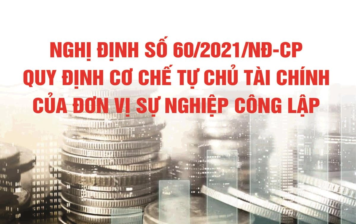 Nghị định 60/2021/NĐ-CP của Chính phủ: Quy định cơ chế tự chủ tài chính của đơn vị sự nghiệp công lập