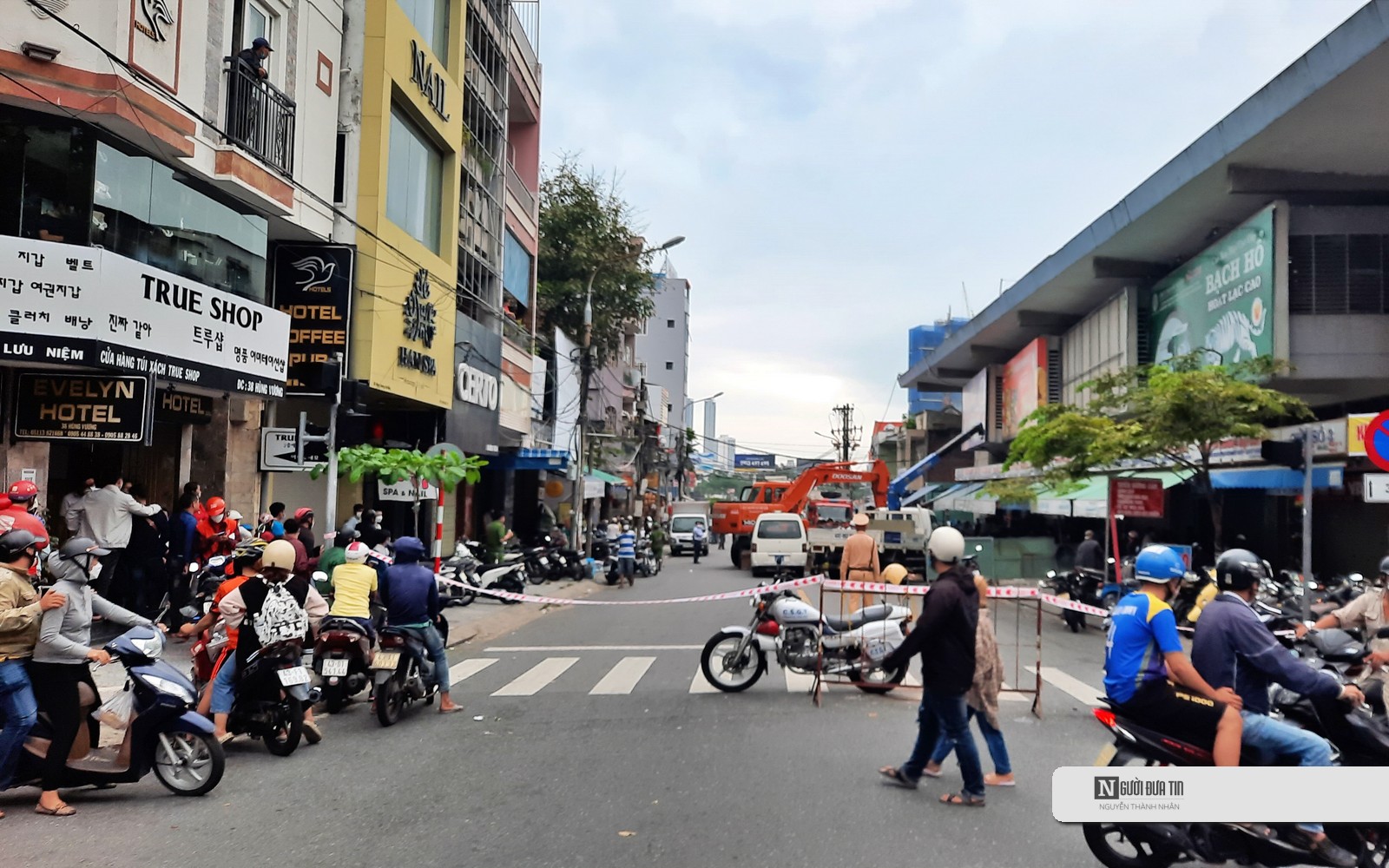Phát hiện 1 phần thi thể người dưới cống gần chợ Hàn tại Đà Nẵng
