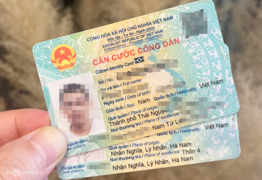 Đề xuất cấp đổi trực tuyến thẻ căn cước do sắp xếp đơn vị hành chính
