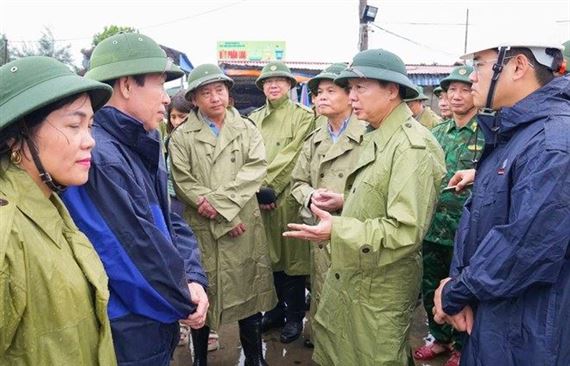 Phó Thủ tướng Trần Hồng Hà kiểm tra công tác phòng chống bão số 3 tại Hải Phòng