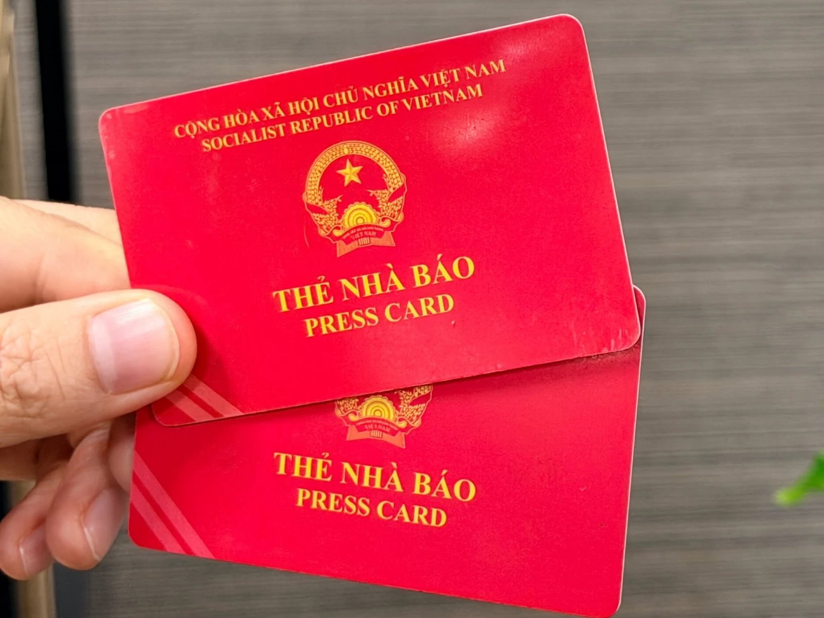 Tiếp tục gia hạn sử dụng Thẻ nhà báo kỳ hạn 2021-2026