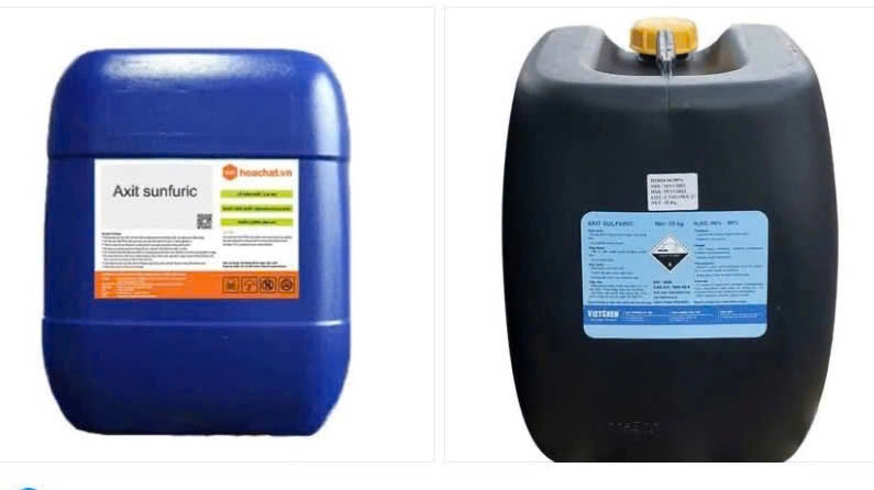 100 can axit đặc biệt nguy hiểm bị lũ cuốn