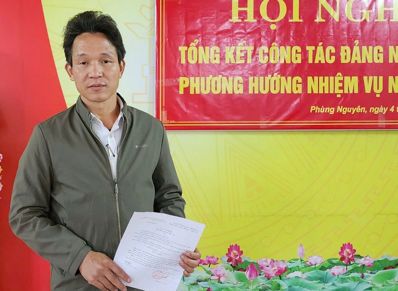 Khôi phục đảng cho cựu cán bộ địa chính ở Phú Thọ