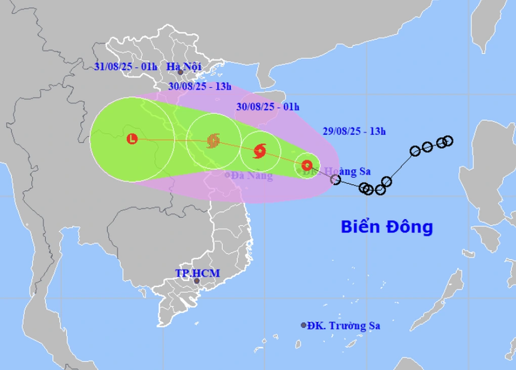 Bão số 6 dự kiến hình thành đêm nay, di chuyển nhanh vào đất liền nước ta