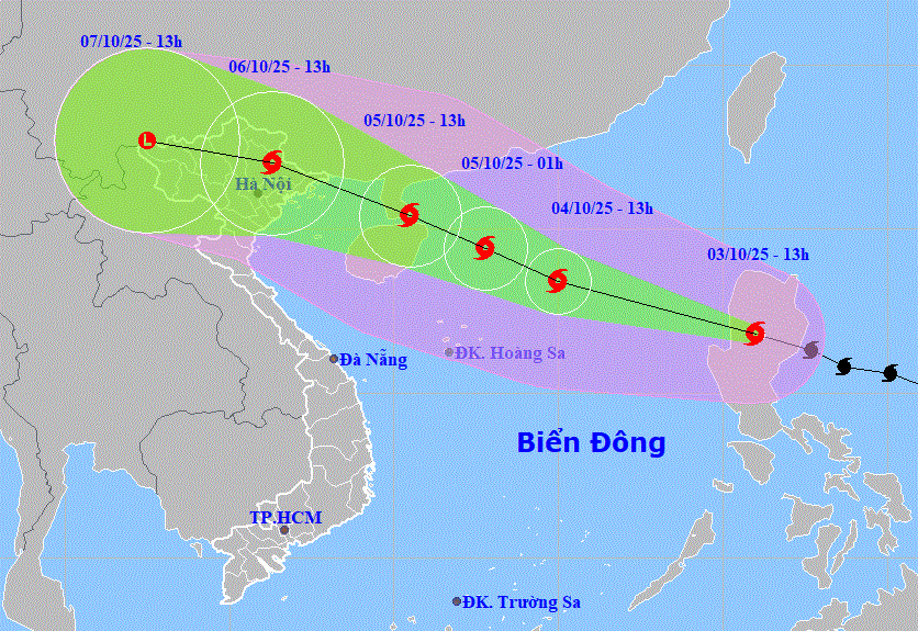 Bão Matmo sắp vào Biển Đông, có thể đạt cực đại cấp 12 khi cách Móng Cái 330km