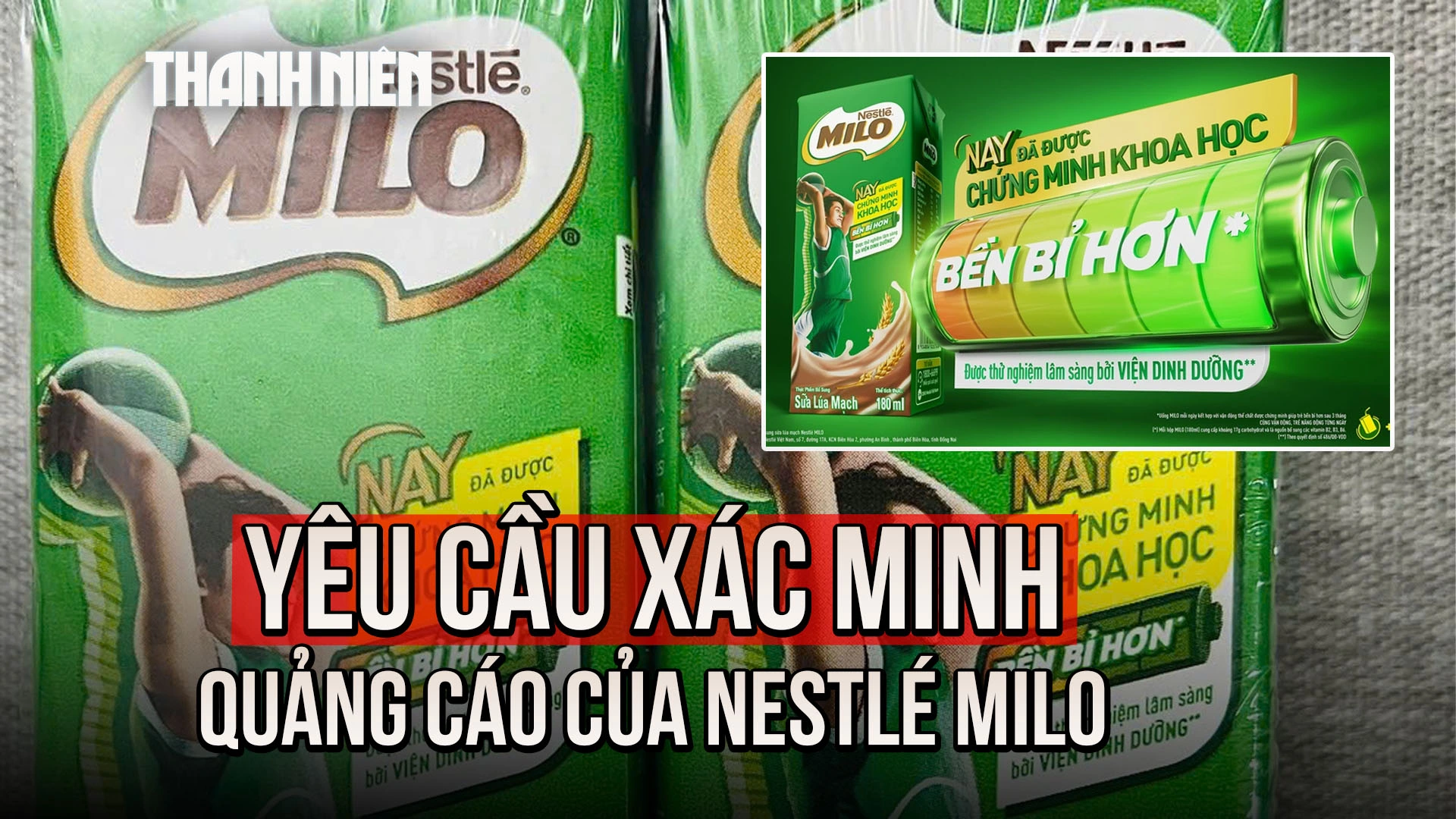Nestlé Milo: Đã có kết quả kiểm nghiệm an toàn thực phẩm