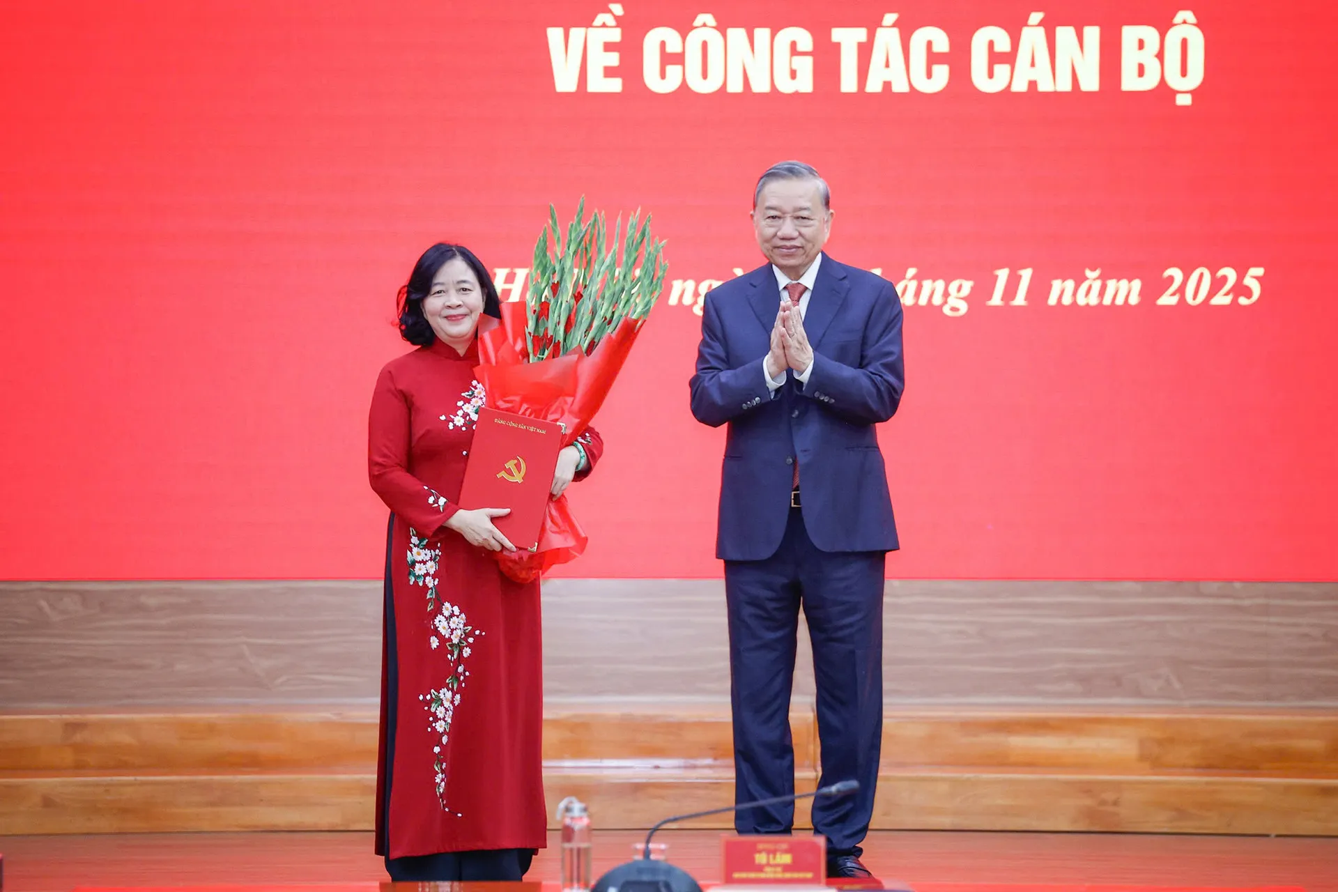 Bộ Chính trị chỉ định bà Bùi Thị Minh Hoài về Ủy ban Trung ương MTTQ Việt Nam