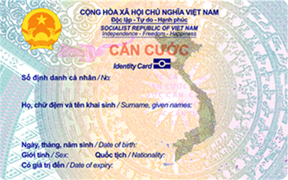 Thủ tục cấp Thẻ căn cước với người sống từ nhỏ tại nước ngoài; có hộ chiếu Việt Nam, nơi sinh tại Việt Nam