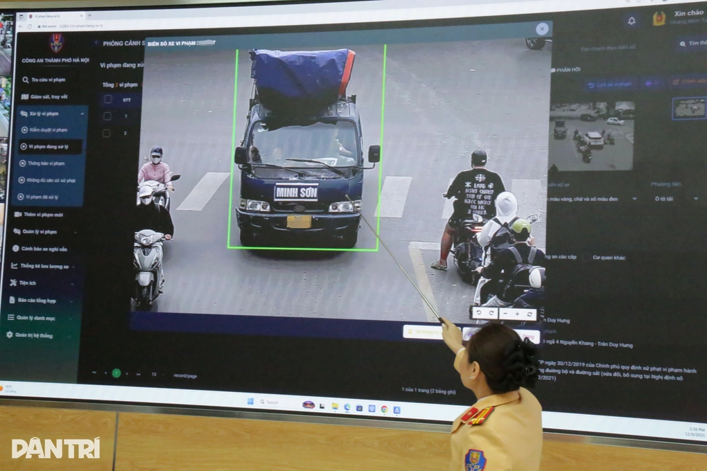 Xem cách CSGT truy vết xe vi phạm qua camera AI