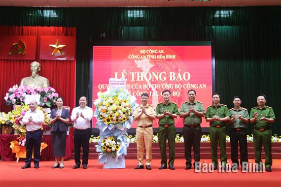 Giám đốc Công an tỉnh Hòa Bình được bổ nhiệm giữ chức vụ Cục trưởng Cục Cảnh sát giao thông 
