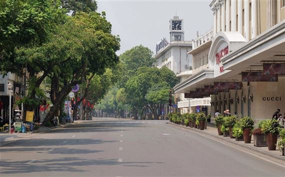 Hà Nội cấm xe một số tuyến phố trung tâm vào ngày 7-10/8