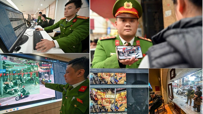 Camera AI - mắt thần siêu nét soi lấn chiếm vỉa hè ở Hà Nội