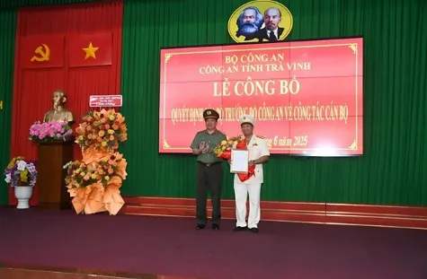 Đại tá Trần Quốc Phục làm Phó giám đốc Công an tỉnh Trà Vinh