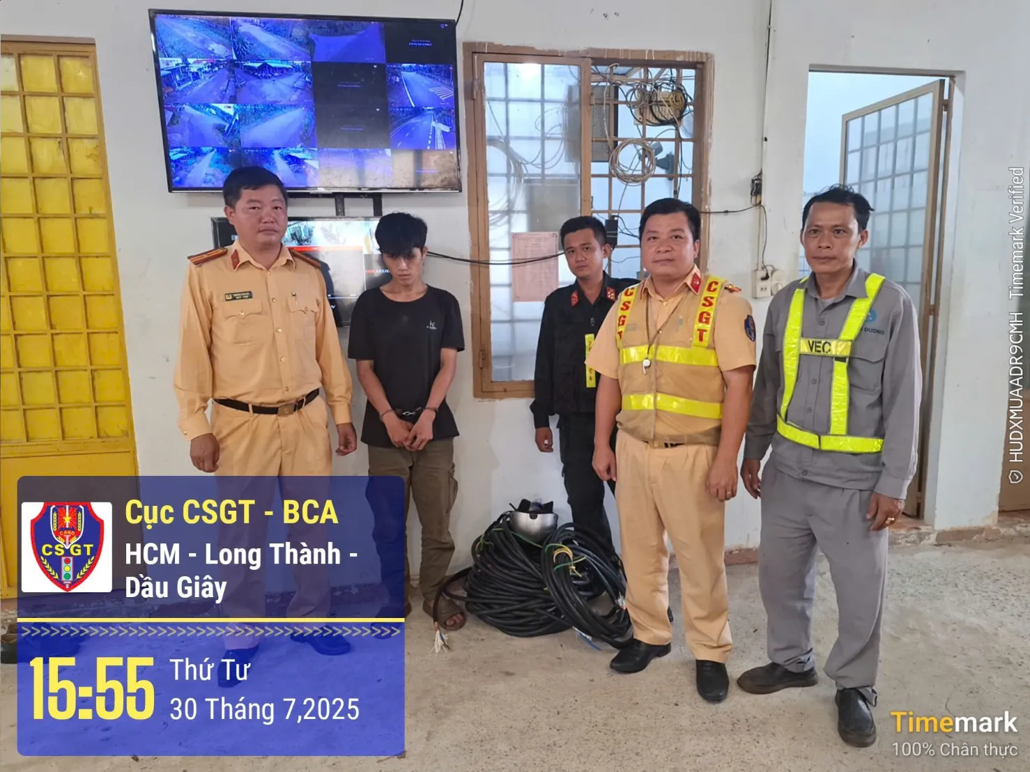 Bắt giữ đối tượng trộm cắp tài sản, dương tính với ma túy trong phạm vi đường cao tốc
