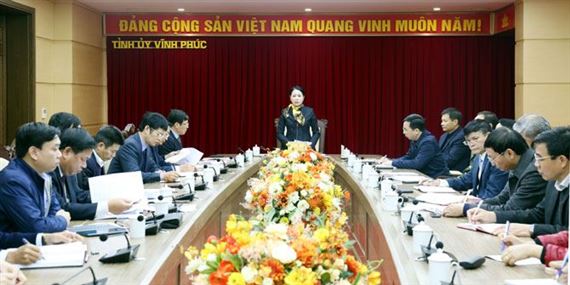 Vĩnh Phúc: Thường trực Tỉnh uỷ chỉ đạo sát sao phòng chống dịch bệnh do vi rút Corona