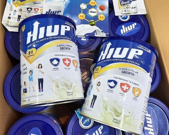 Sữa HIUP giả: Giá gốc chưa đến 90.000 đồng, bán 546.000 đồng/lon