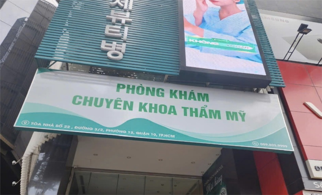 Phòng khám thẩm mỹ chui mở chuông báo cháy để đối phó với đoàn kiểm tra