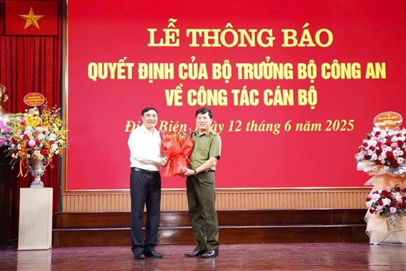 Đại tá Vũ Văn Đấu làm Giám đốc Công an tỉnh Điện Biên