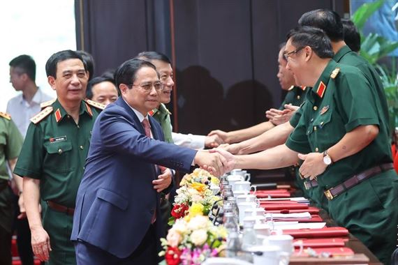 Thủ tướng Phạm Minh Chính dự Hội nghị Quân chính toàn quân 6 tháng đầu năm