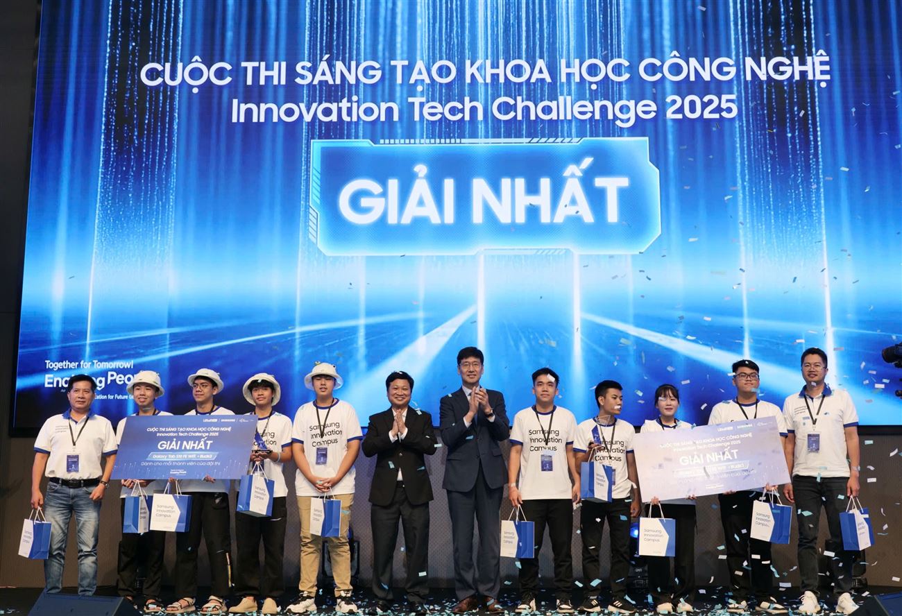 Samsung Việt Nam tổng kết dự án phát triển nhân tài công nghệ Samsung Innovation Campus 2024-2025