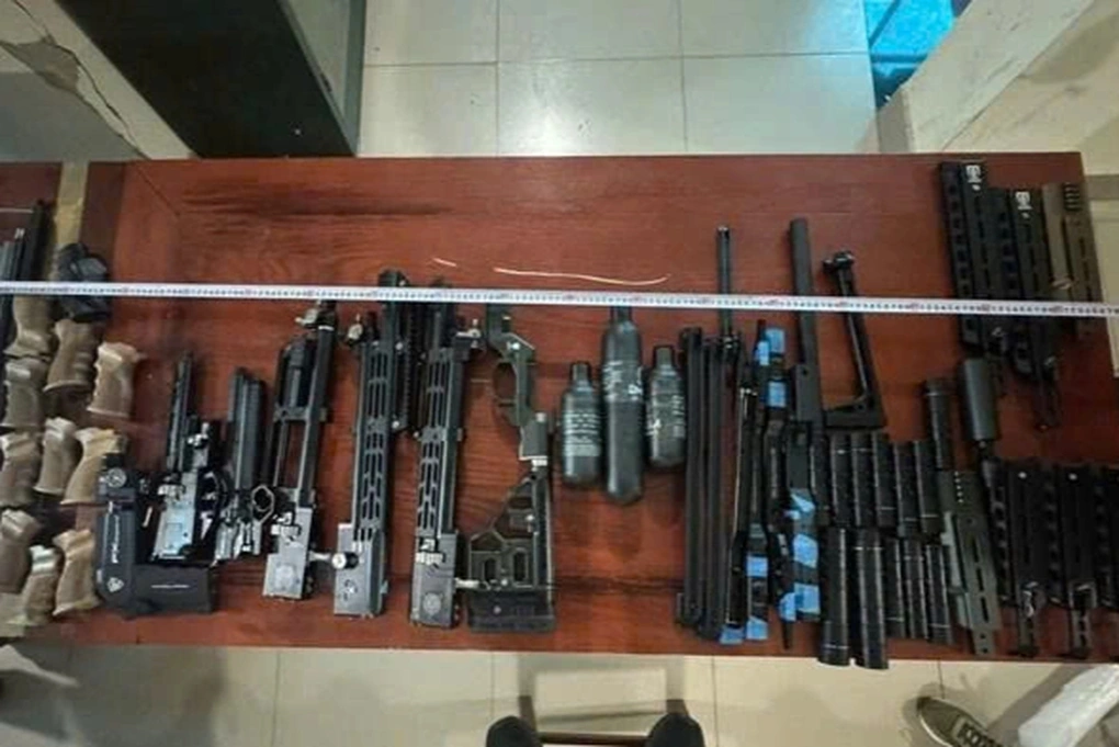 Chặn đứng vụ vận chuyển 149 linh kiện lắp ráp súng từ Quảng Trị ra Hà Nội