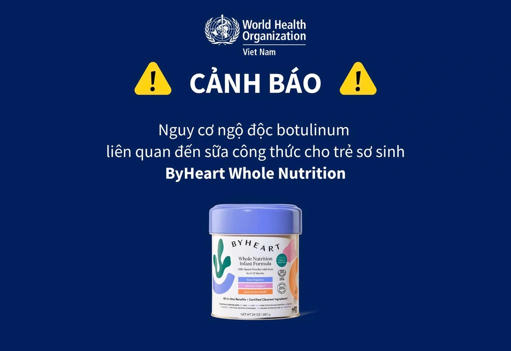 Cảnh báo nguy cơ ngộ độc botulinum liên quan đến sữa cho trẻ sơ sinh