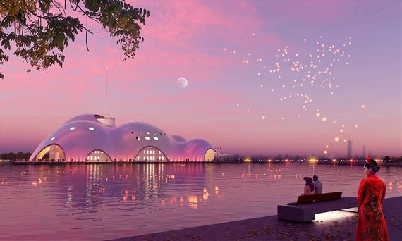Nhà hát Ngọc Trai nửa tỷ USD ở Hồ Tây sắp được triển khai