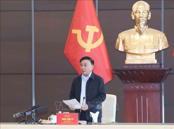 Sơ duyệt công tác tổ chức phục vụ Đại hội XIV của Đảng