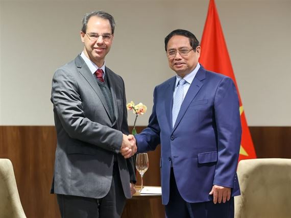 Thủ tướng tiếp lãnh đạo tập đoàn hàng không-vũ trụ của Brazil