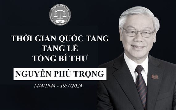 Thông cáo đặc biệt về Lễ tang Tổng Bí thư Nguyễn Phú Trọng