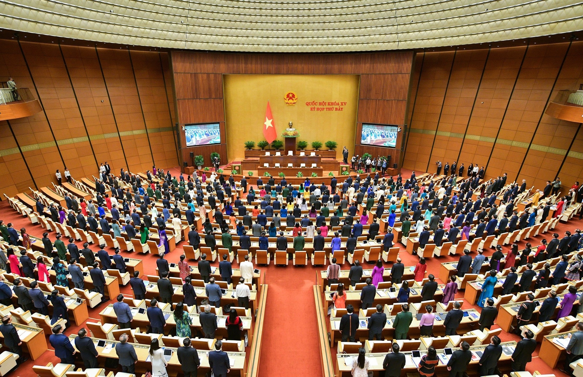 TRỰC TIẾP: Quốc hội khai mạc kỳ họp thứ 7: Tâm điểm bầu Chủ tịch Quốc hội và Chủ tịch nước
