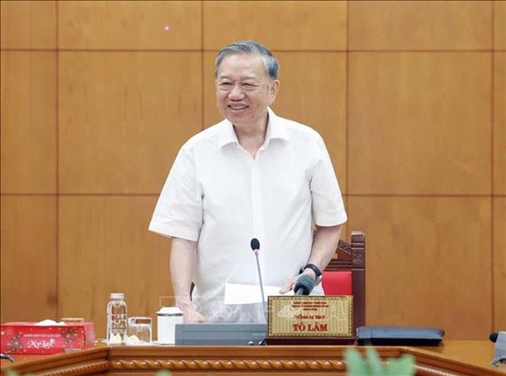 Tổng Bí thư Tô Lâm làm việc với Thường trực các Tiểu ban Đại hội XIV của Đảng