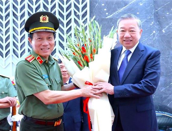 Tổng Bí thư Tô Lâm gặp mặt các điển hình tiên tiến Công an nhân dân