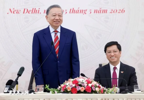 Tổng Bí thư, Chủ tịch nước Tô Lâm gặp gỡ cộng đồng người Việt Nam tại Ấn Độ