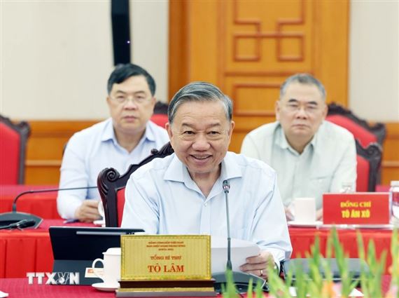 Bộ Chính trị cho ý kiến về văn kiện và nhân sự Đại hội Đảng bộ Công an Trung ương