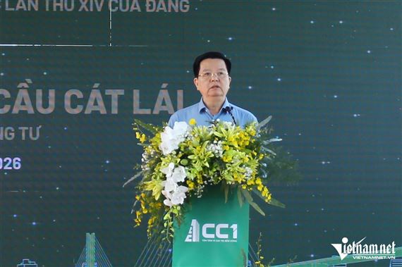 Phó Thủ tướng Mai Văn Chính dự lễ động thổ xây dựng cầu Cát Lái