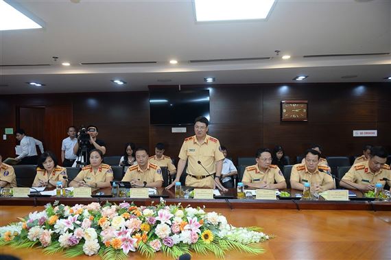 Tăng cường phối hợp ba lực lượng, hướng tới bảo đảm trật tự an toàn giao thông đường bộ