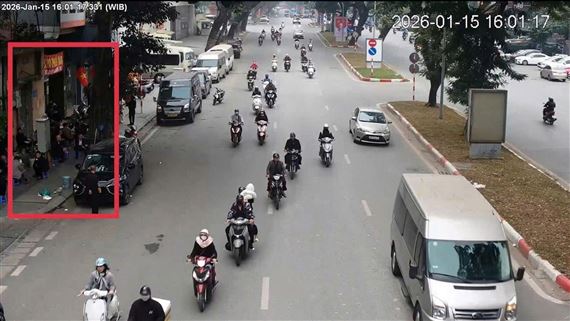 Camera AI ở Hà Nội soi lỗi đổ rác, lấn chiếm vỉa hè để phạt nguội